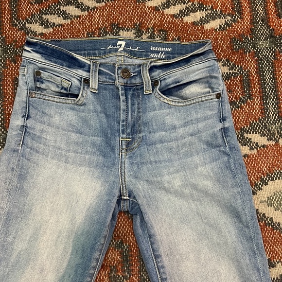 7 for all mankind roxanne ankle jeans size 25 - Picture 3 of 7